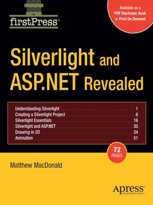 cover image of Silverlight and ASP.NET Revealed